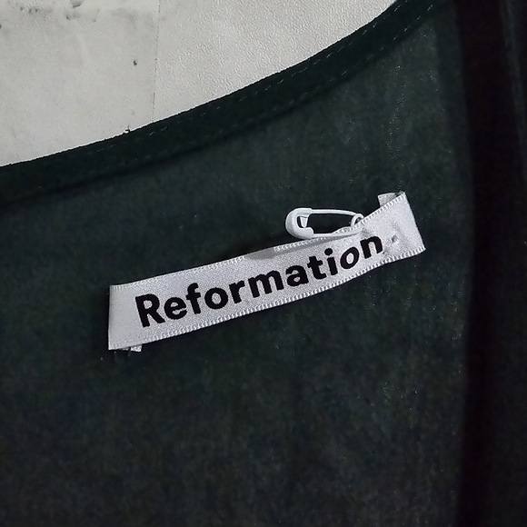 Reformation Cosa Midi Dress Emerald green size‎ 4 - Picture 7 of 16